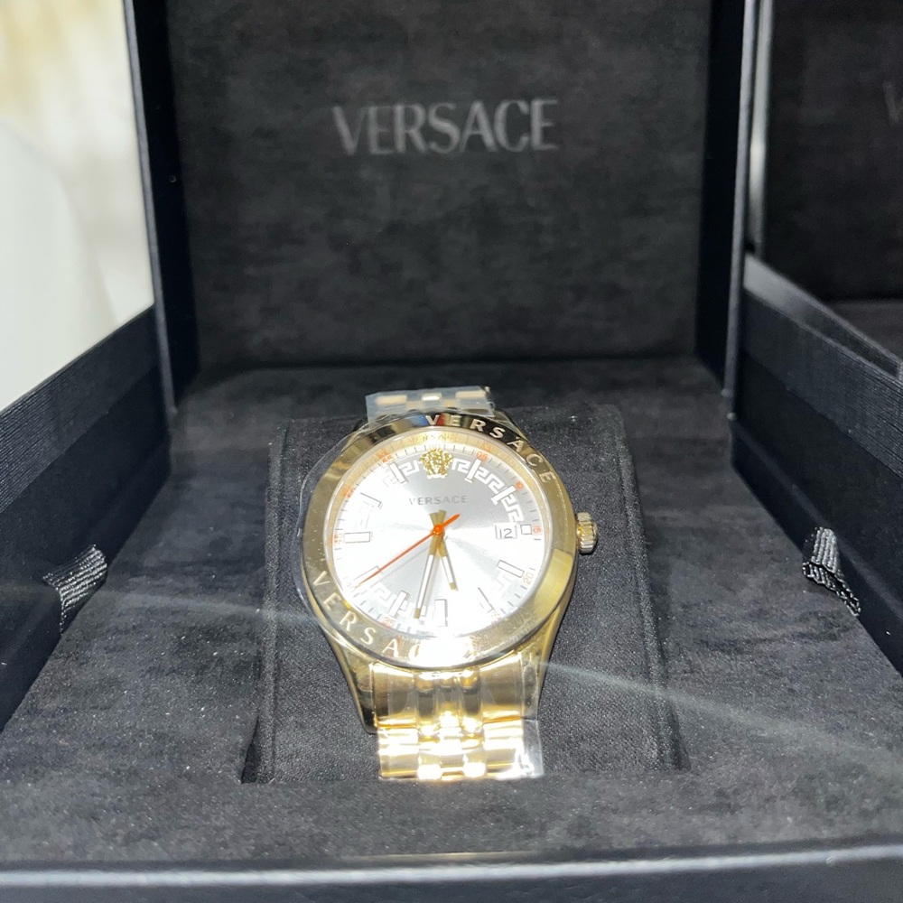Versace Gold and Silver Men's Watch